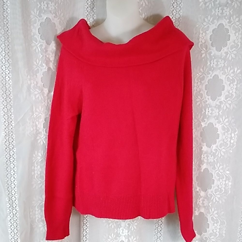 ANTONIO MELANI 100% CASHMERE CHRISTMAS WOMEN'S BLOUSE SIZE L
